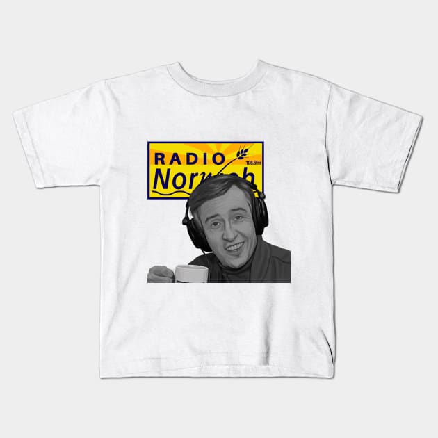 Radio Norwich Kids T-Shirt by jomorley